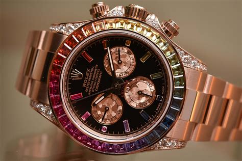 rolex rainbow daytona fake|rolex daytona rainbow everose gold.